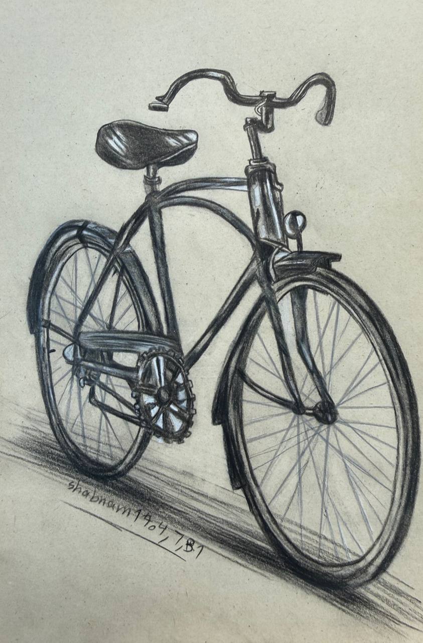 آموزش نقاشی سیاه قلم شبنم محفلی